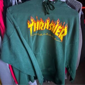 Men’s Green Thrasher Magazine Hoodie